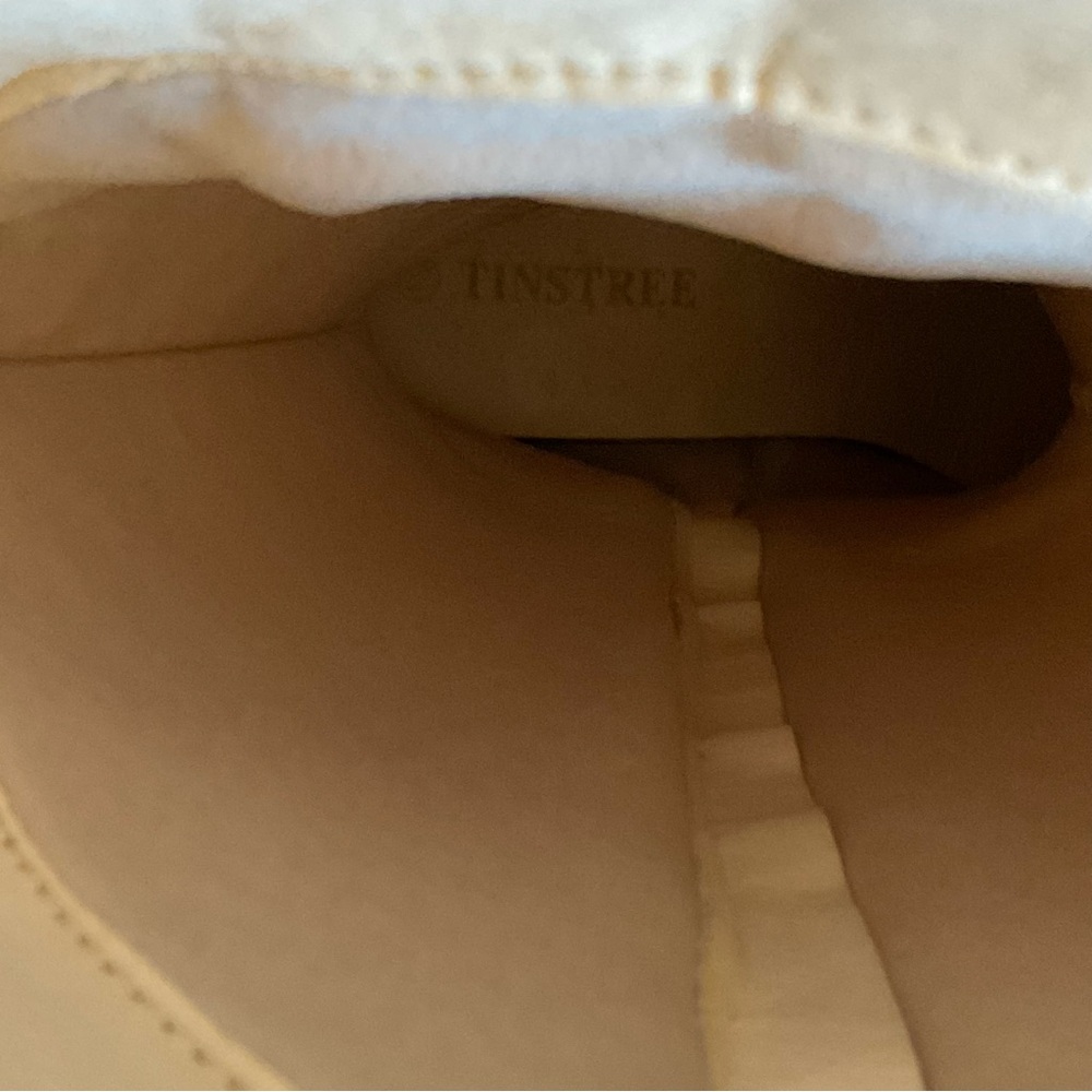 Tinstree Women's White Western Cowboy Boots - Classic Stitch Detail. Size 10 - Picture 8 of 8